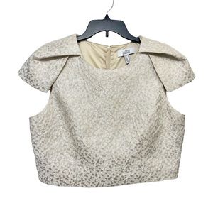 Belle BADGLEY MISCHKA Gold Crop Top‎ - 14